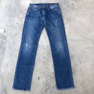 Legend slim straight distressed  men's  108